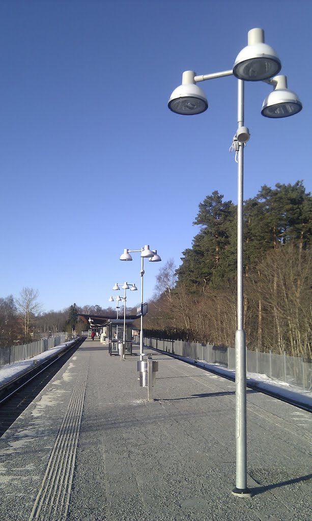 Skogskyrkogården metro station by the_ilias