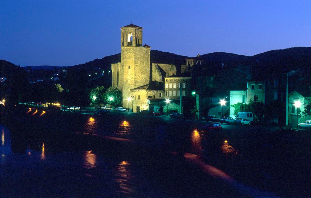 Langeac, by night by Henk Maurer