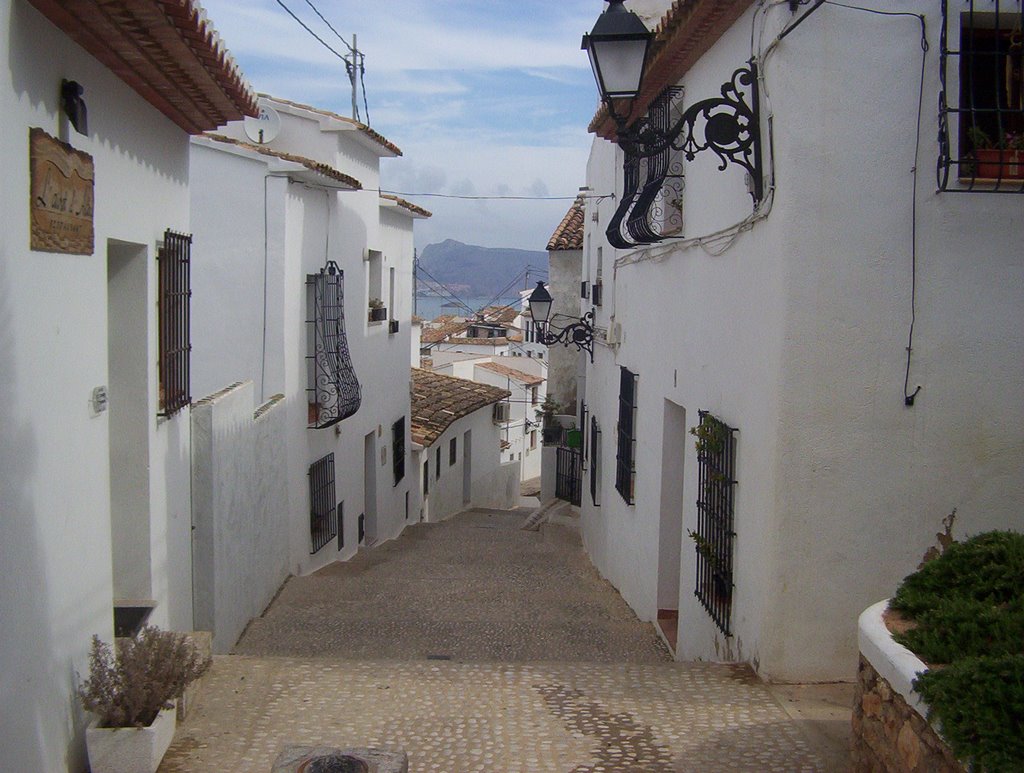 Calle típica de Altea by Alejandro S.