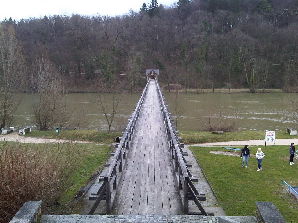 Ponte di legno a Novo Mesto by Ruggieri Tommaso