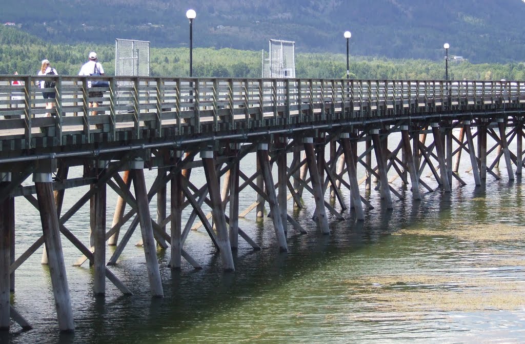 Pier on Shuswap Lake, Salmon Arm by Swerver