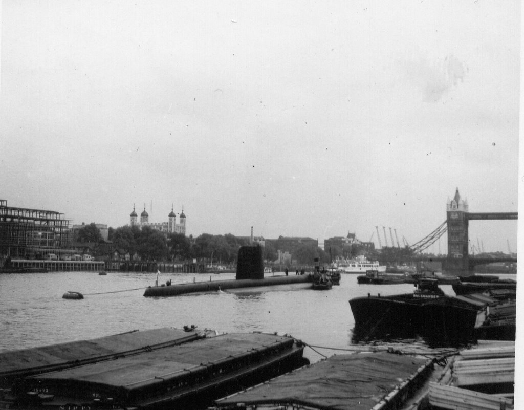 Sub on Thames 1961 by Tjeert.Mensinga ©