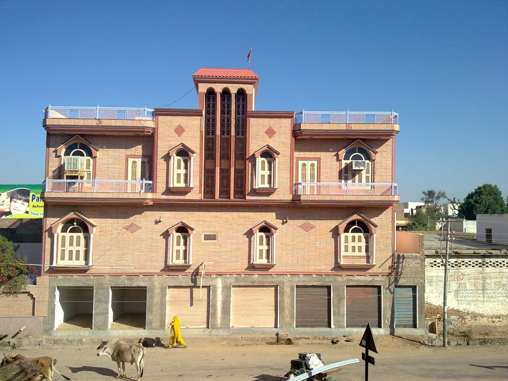 Ratangarh Building View from train to Churu by CA NITESH 9414975881