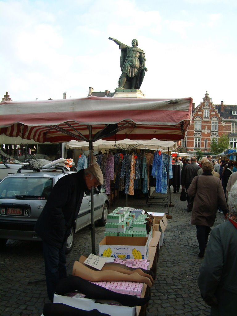 Market in Gent by petervanbruggen