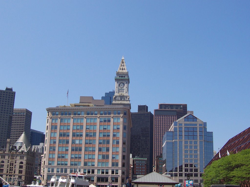 Boston seen from Long Wharf by paiao