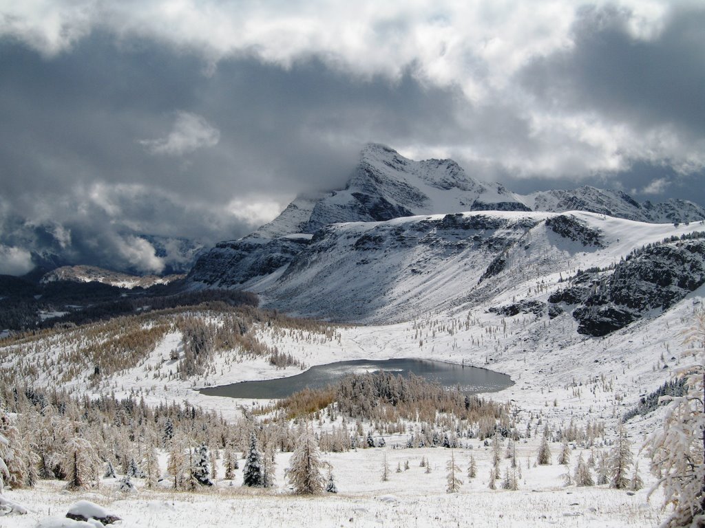 Weather system moving in from BC - view from Healy trail by John McCall