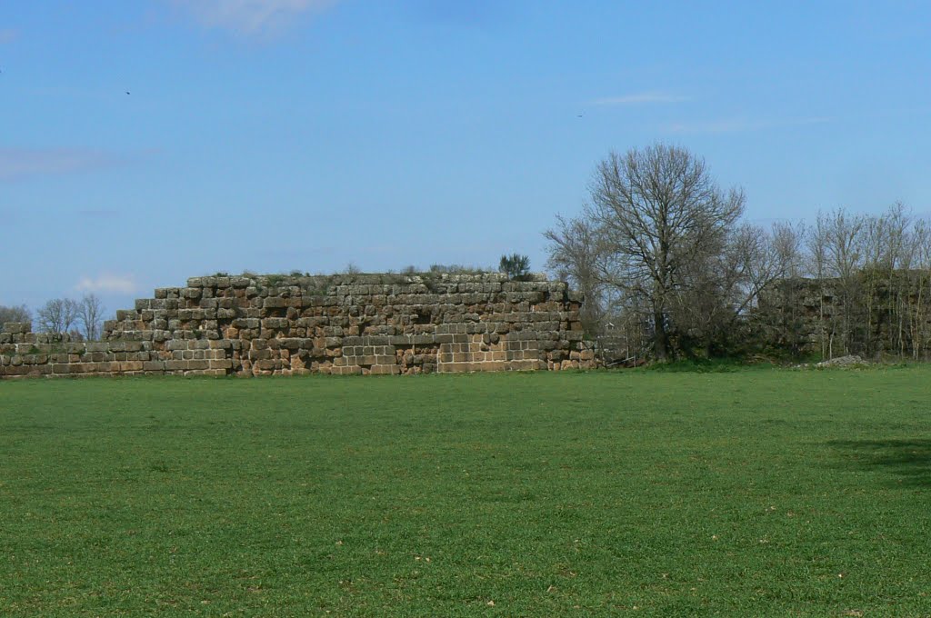 The ancient walls of Falerii Novi by Eva Kjaernes