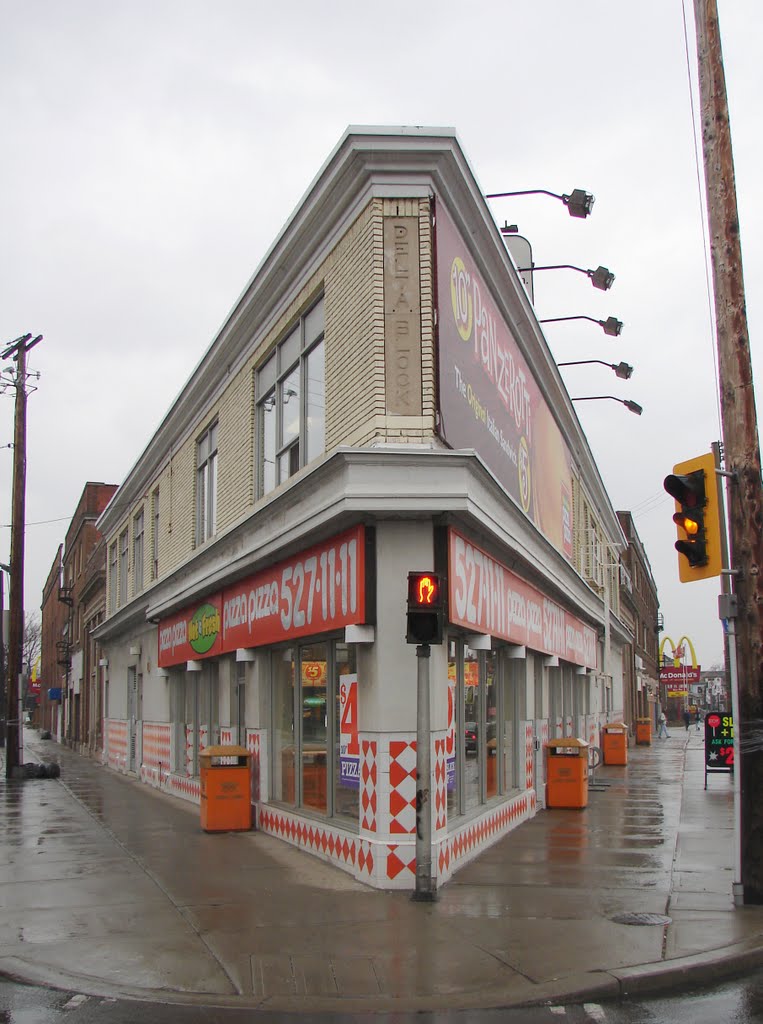 Delta Block, Flat Iron Building where King St. & Main St. Meet by Joseph Hollick