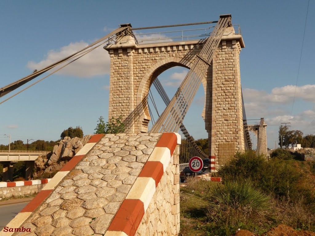 Skhirat, Suspended Bridge 3 - Samba 2011 by SambaSamba