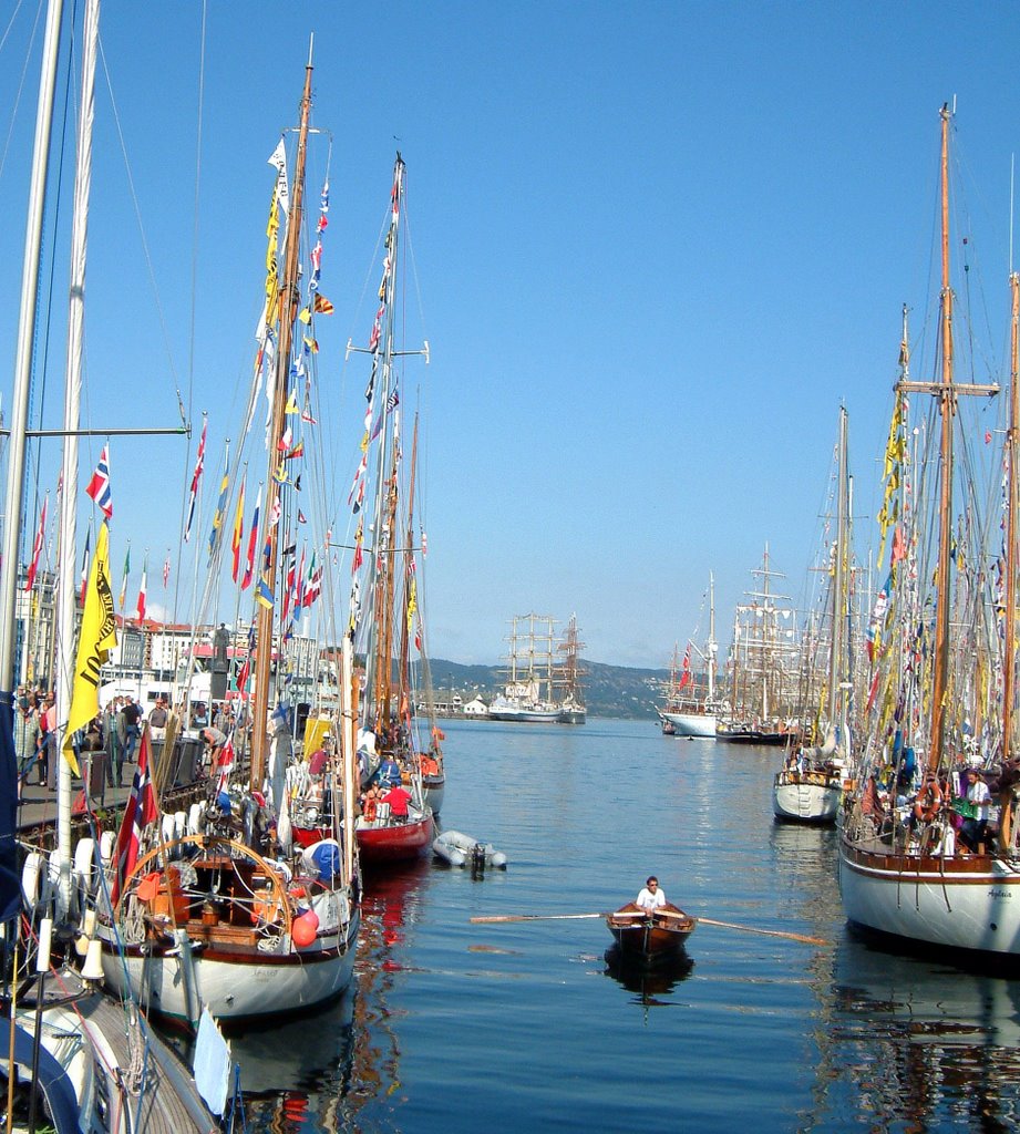 Cutty Sark Tall Ships Race, Bergen Harbour by Paul Sorensen