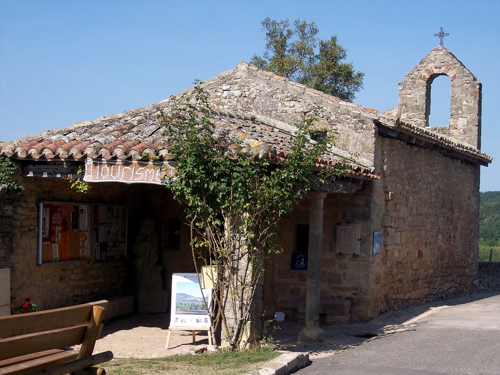 PUYCELCI - La chapelle ST-ROC. by Jean THIERS