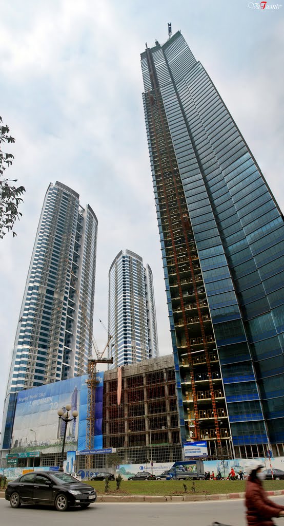 Keangnam Hanoi Landmark Tower - panorama by Vutuantv