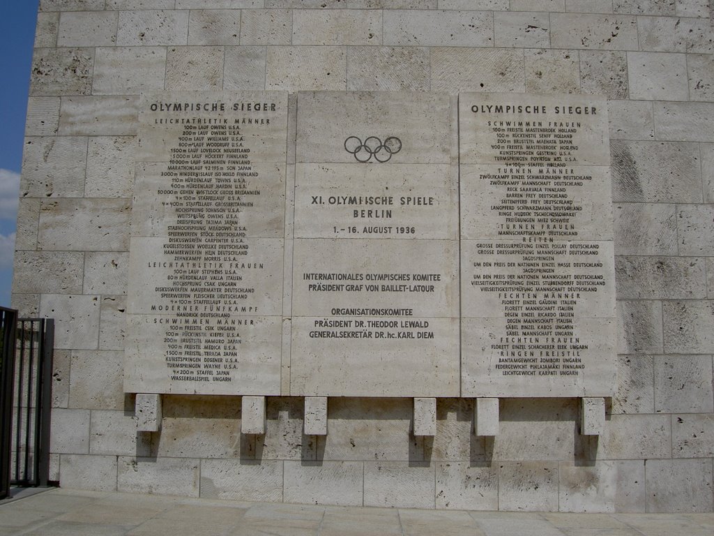 Berlin, Olympic Stadium by Derek Ballard