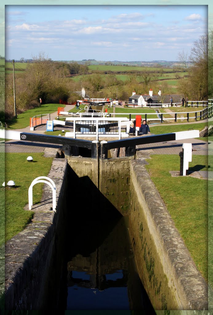 Foxton Locks by sledgegang