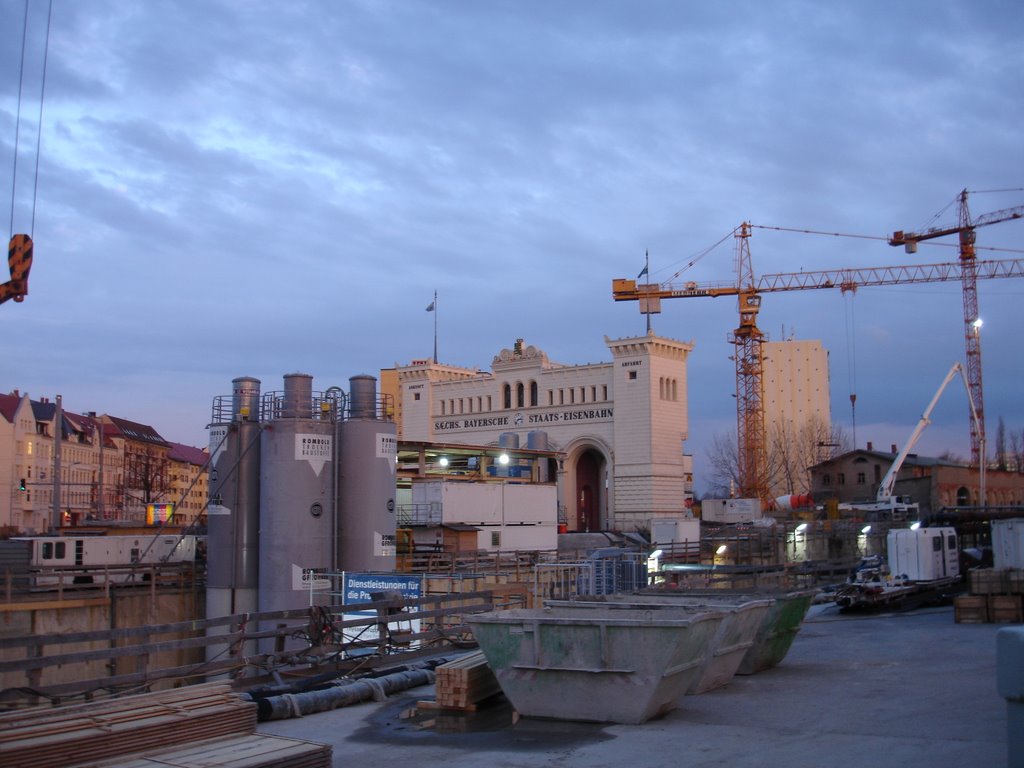 Baustelle Bayrischer Bahnhof März 2007 by Bruzzler