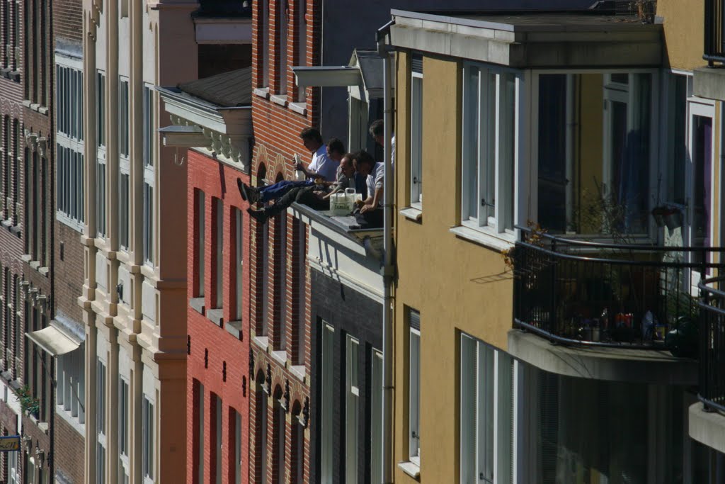 Amsterdam, the Netherlands, Valckenierstraat by Jan Veldhuis