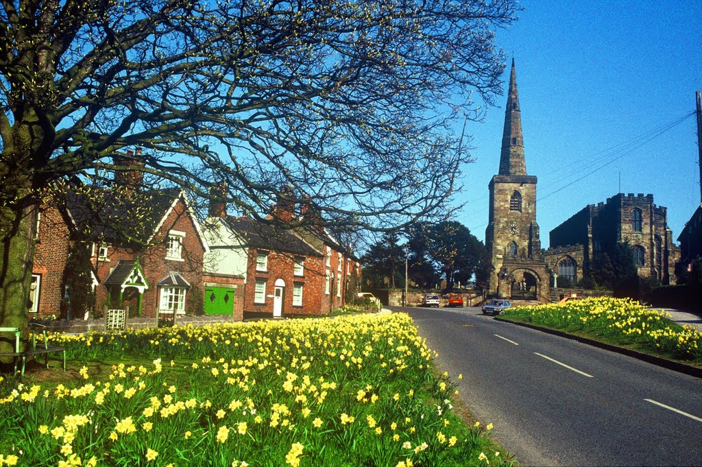 CHESHIRE CHURCHES (21): Astbury+Village [UK] by gammock