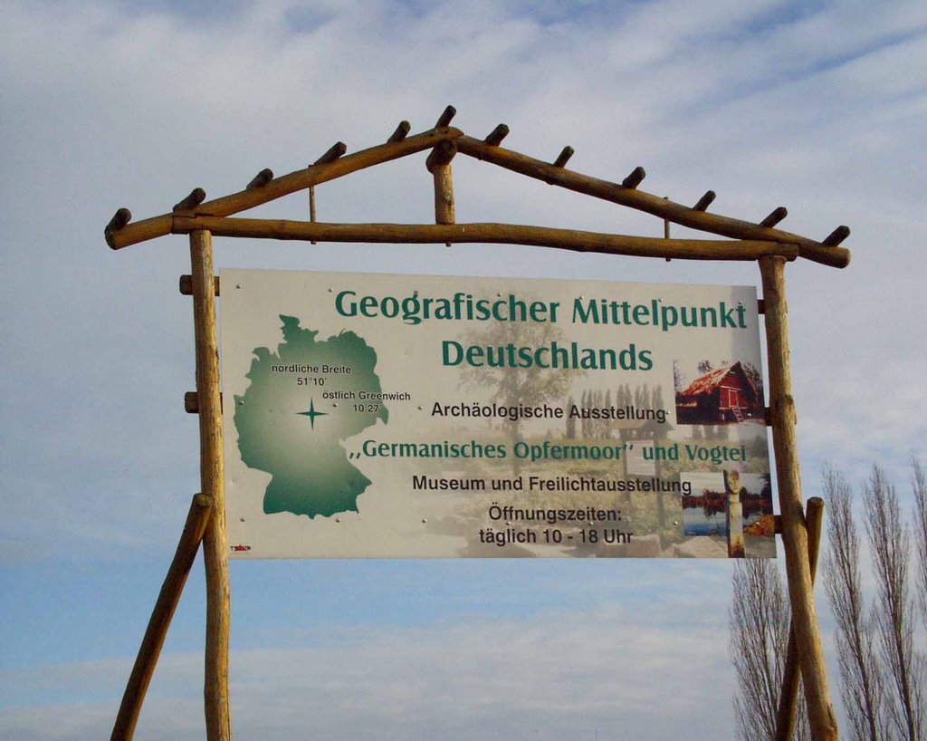 Geografischer Mittelpunkt Deutschlands by Thomas Ritter