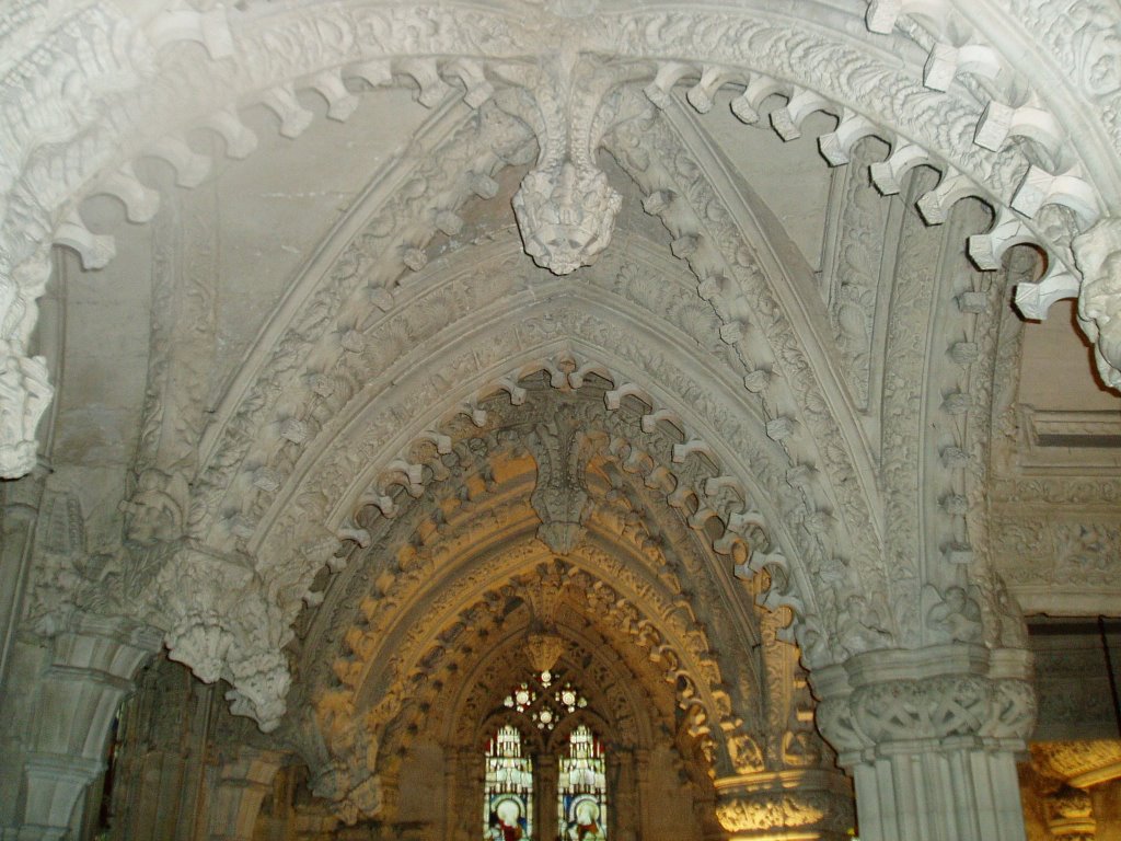 Detalles del interior de Rosslyn Chapel by Sergio Goicoechea