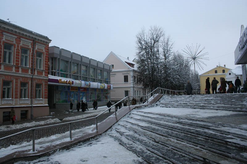 Sovetskaya street.Grodno. by Andrei Shmarev