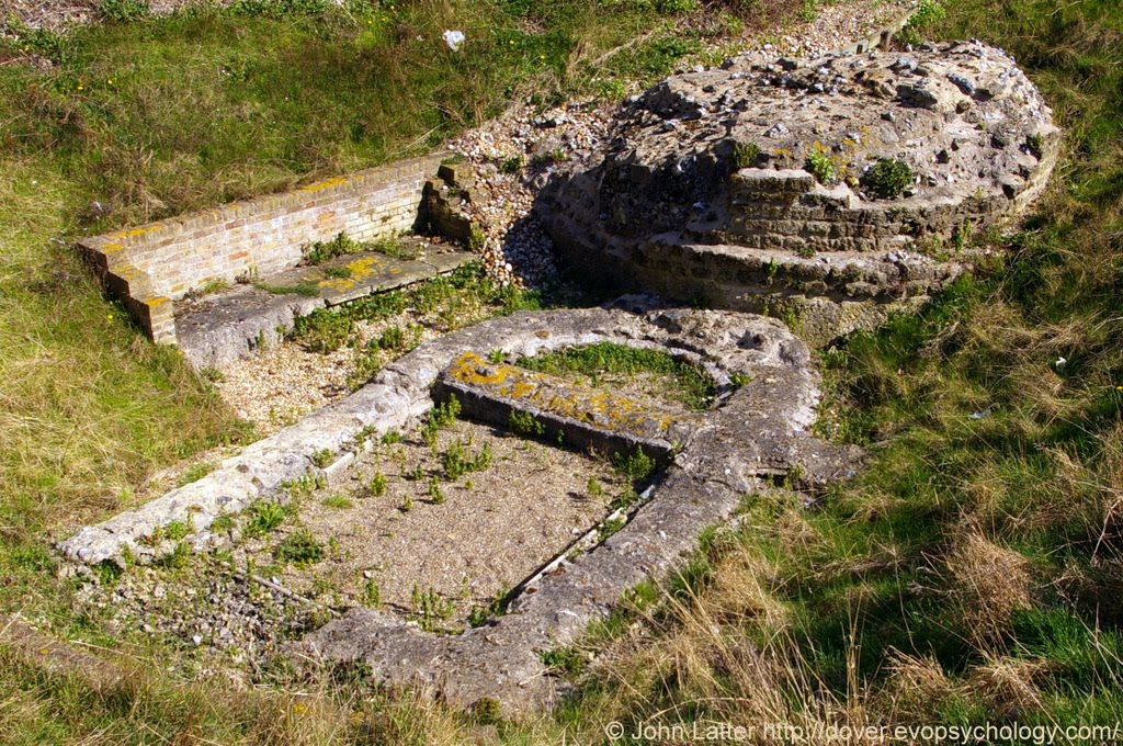 Roman Navy Classis Britannica Fort and Saxon Shore Fort Ruins, Dover, Kent, UK by John Latter