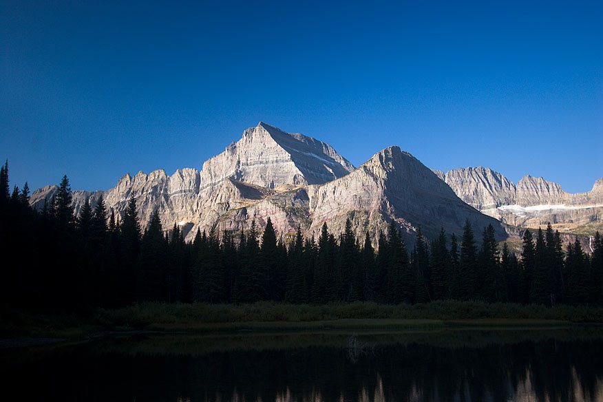 Mount Gould from Lake Josephine by tobogranyte