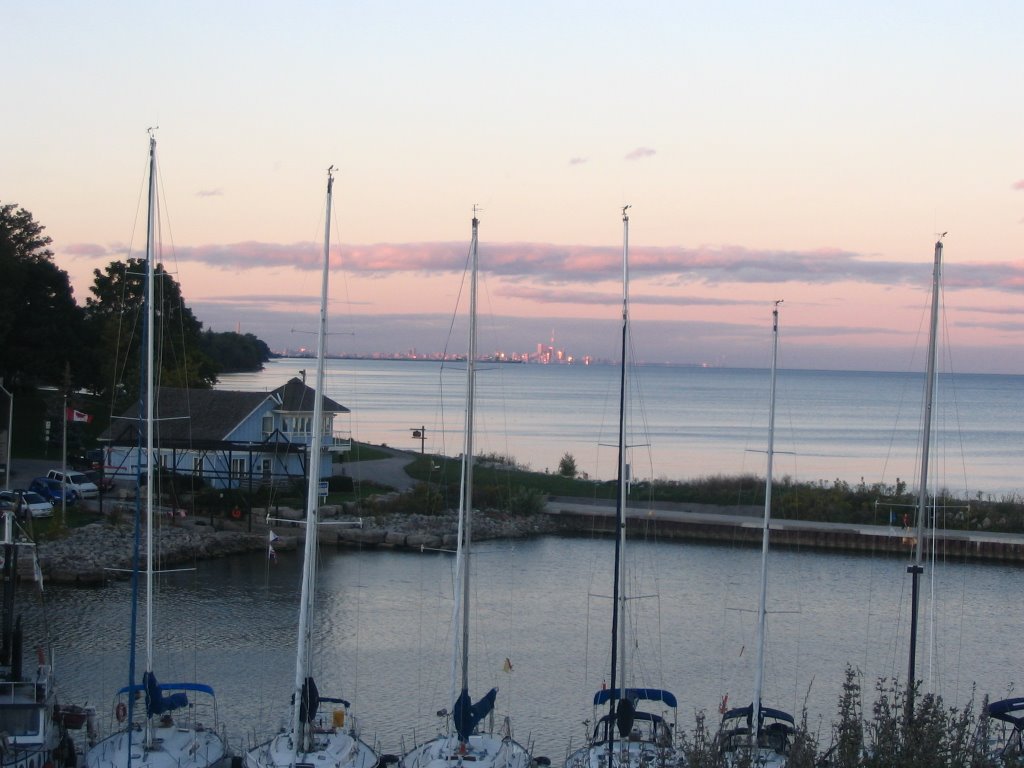 Vista desde Oakville al Lago Ontario y Toronto by Juan Carlos Munoz