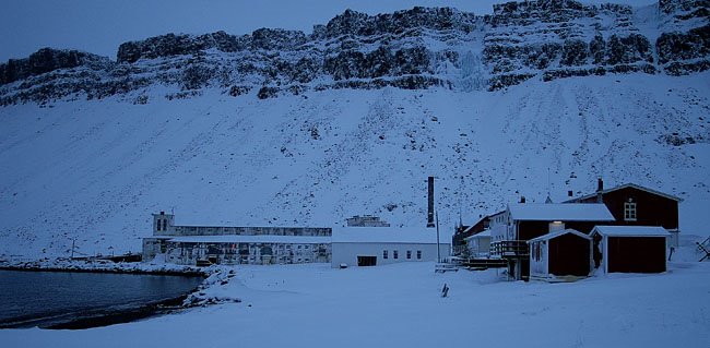 Djupavik an einem Wintermorgen by rené baldinger - baldinger reisen ag, waedens