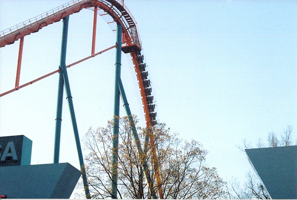 Goliath Lift Hill Six Flags over Georgia by Eugene Gordon