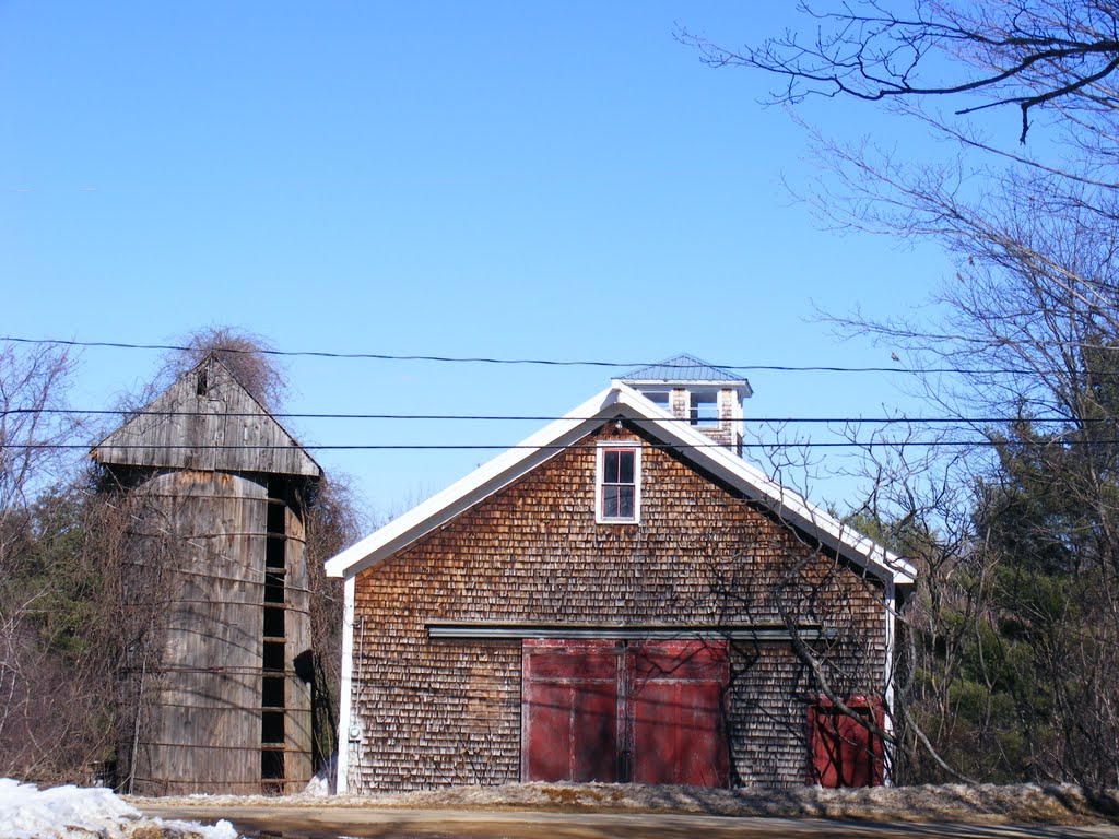 Brand new barn and new silo, ready to go into the farming business (circa 1800) by JBTHEMILKER