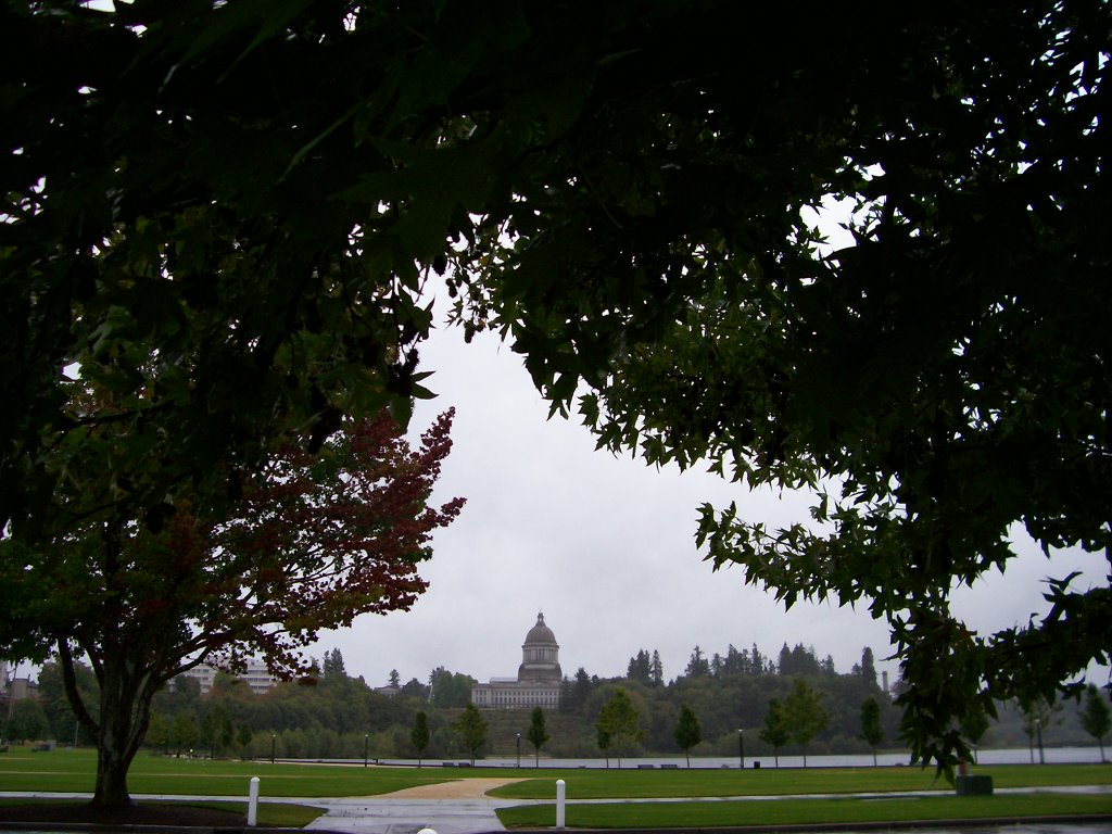 Washington State Capitol from north by Carey Clanton