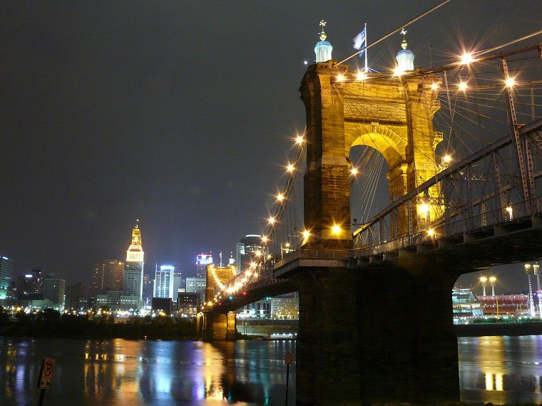 Roebling Suspension Bridge by dhulsmeyer