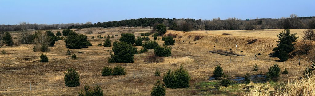 Hohenwarthe, Taufwiesenberge; alter Bahndamm; Kampfgruppen Übungsgelände by Zwergo