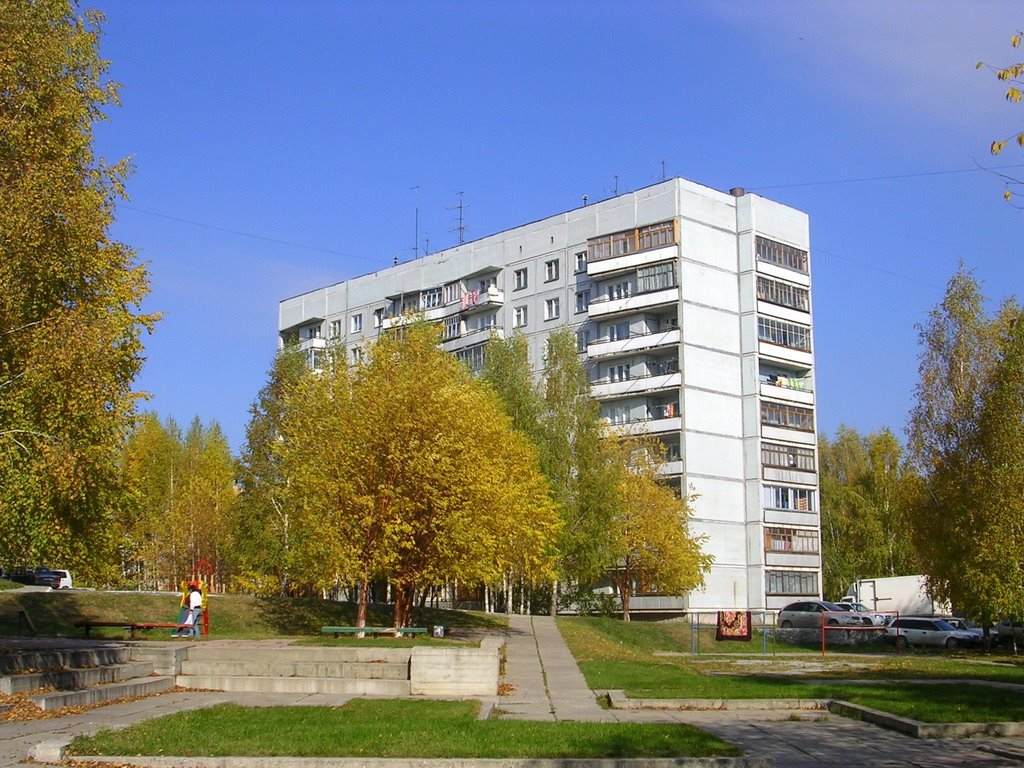 [Russia, Novosibirsk Region, Koltsovo, Autumn / Россия, Новосибирская область, Кольцово, Осень, дом 11] by Vladimir Kharitonov