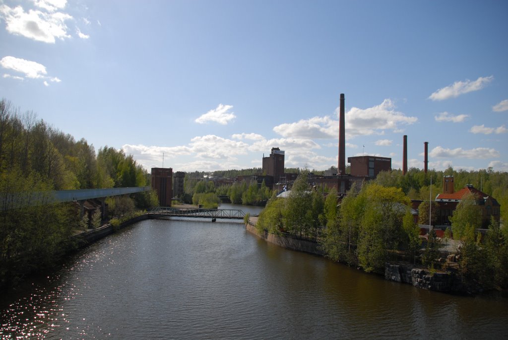 Nokianvirta downstream from Emäkoski bridge by marttih