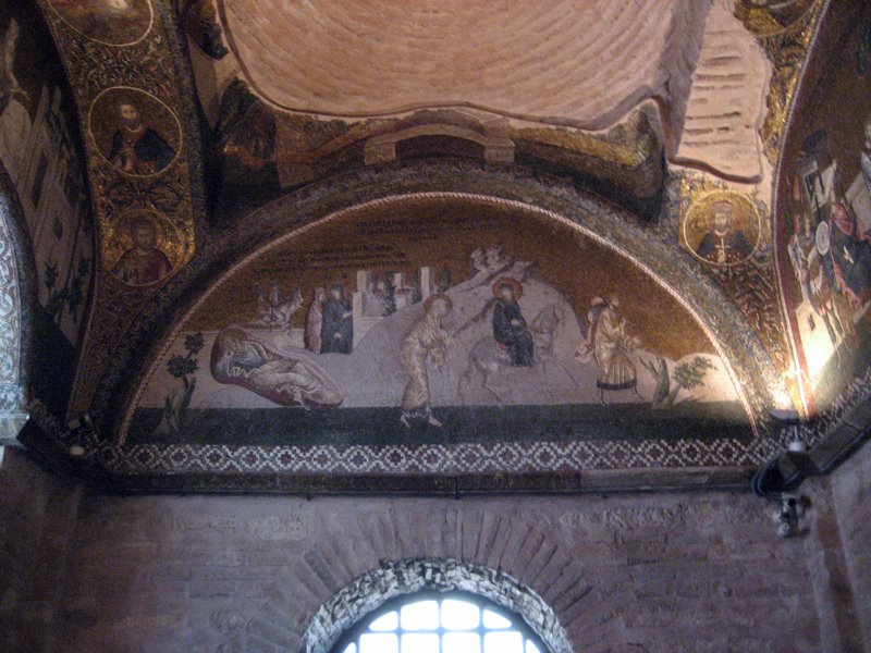 Mosaic in the Church of St Saviour of Chora by J. Parkkinen