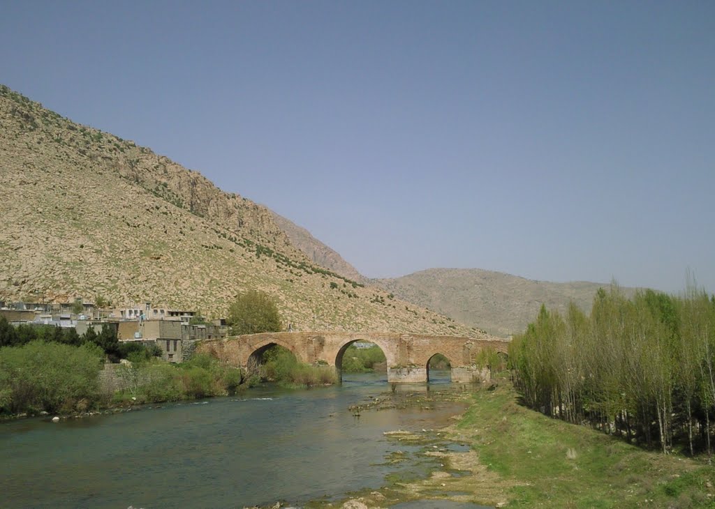 Kermanshah, Bistoon Bridge by Bahar e