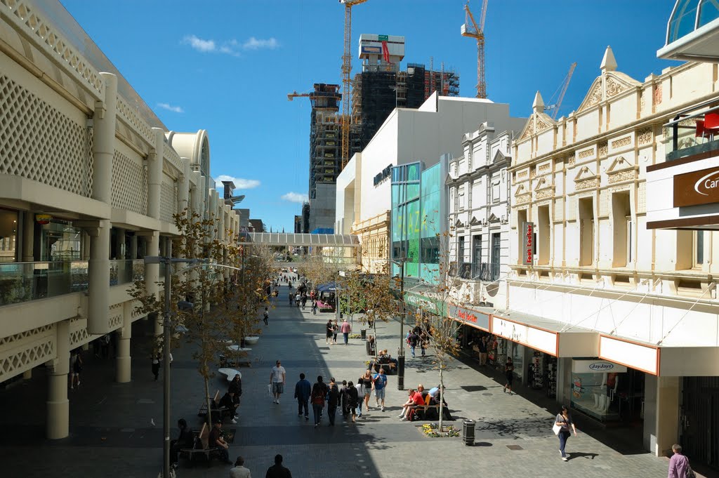 Murray Street looking west from Forrest Place, Perth by dirkus49