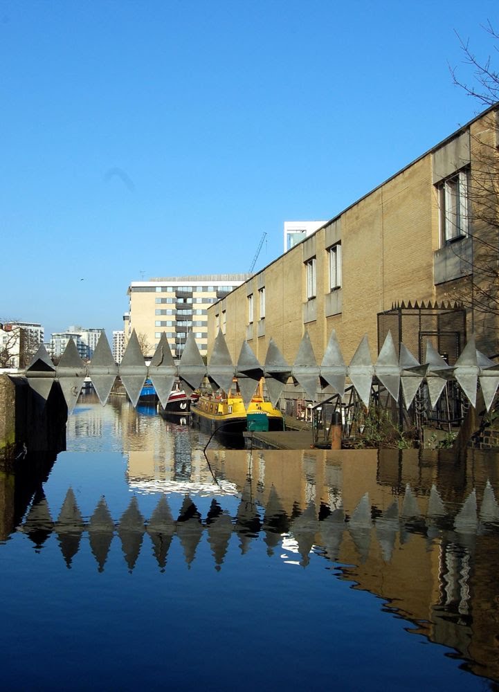 Spikes, Regents Canal, Hackney, London by pthompson500