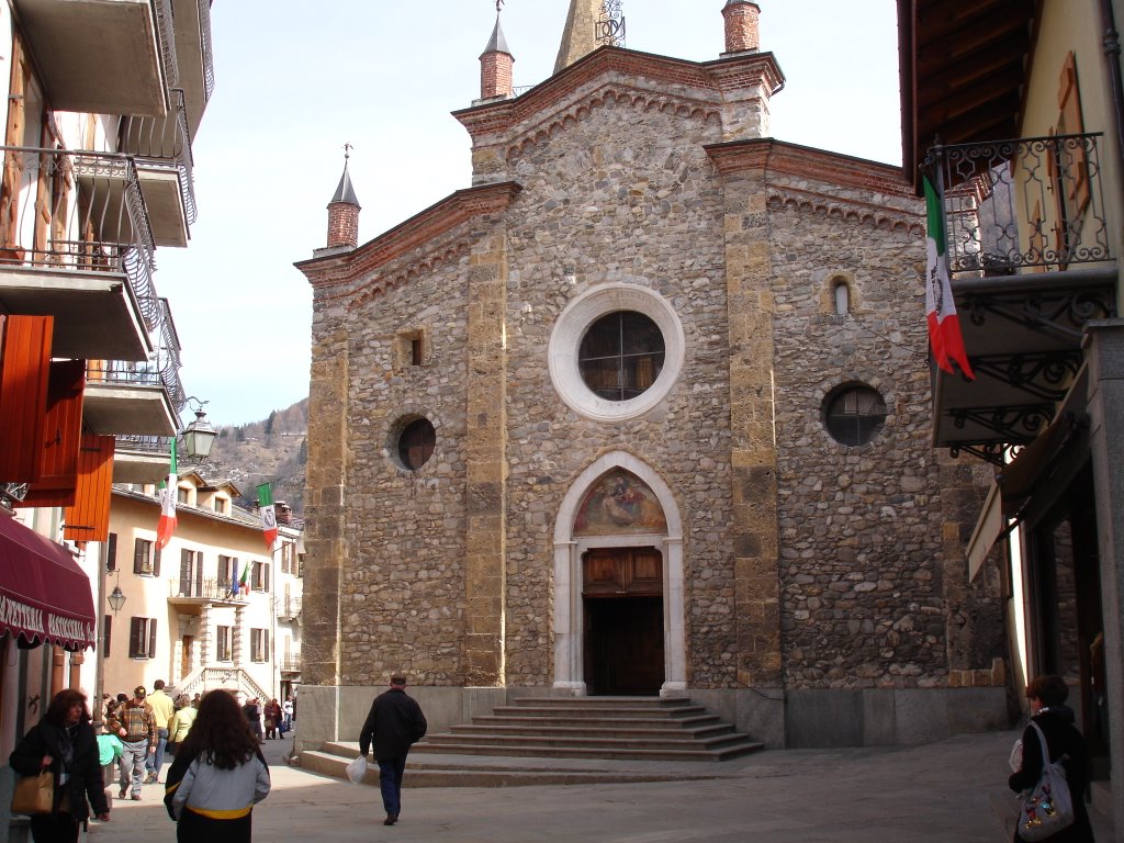 Vista chiesa Limone Piemonte by José Manuel Pinto