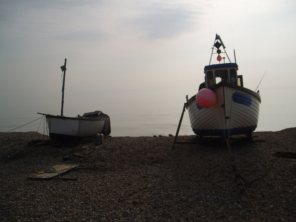 Beach boats Dungeness by Pedro the Fisherman