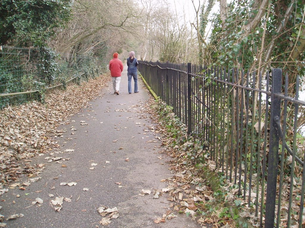 Godstone - Bay Pond footpath by Pedro the Fisherman