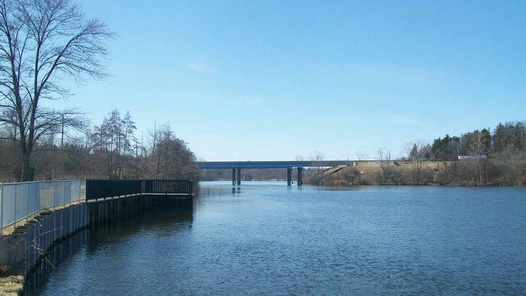 US-23 over the Huron River by Brent@BlphotoUSA