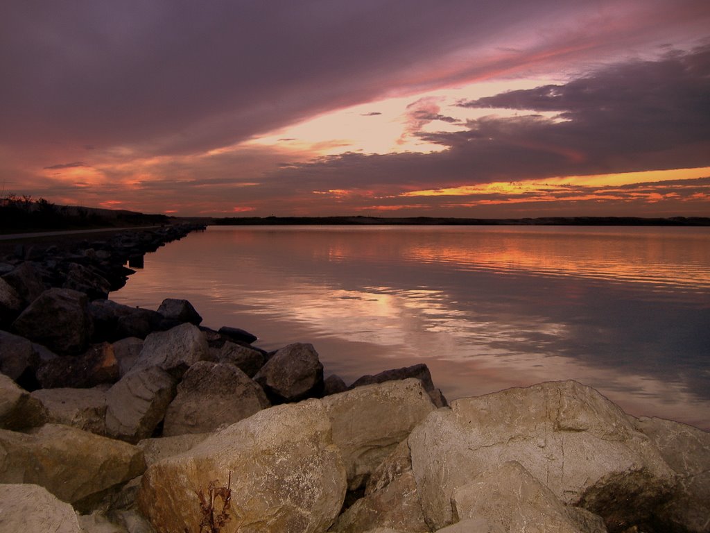 Crosby Marina Sunset 7.00pm by steandeb