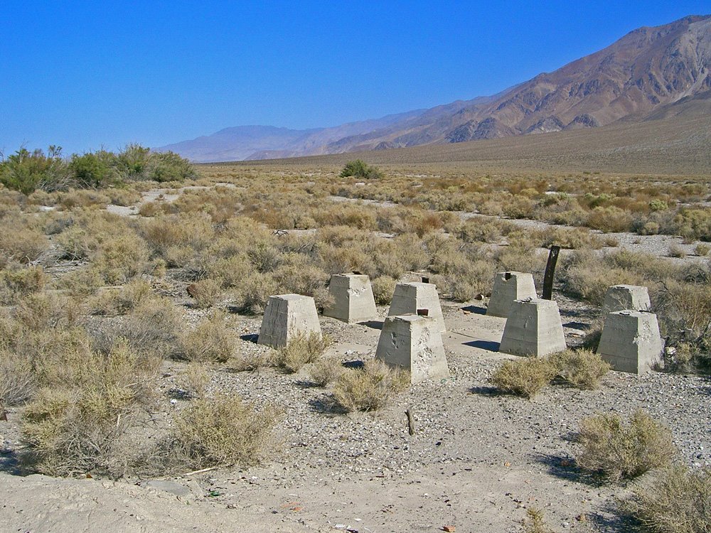 Owenyo - where the water tank once stood "Ferroequinearchaeology" by Bill Cook