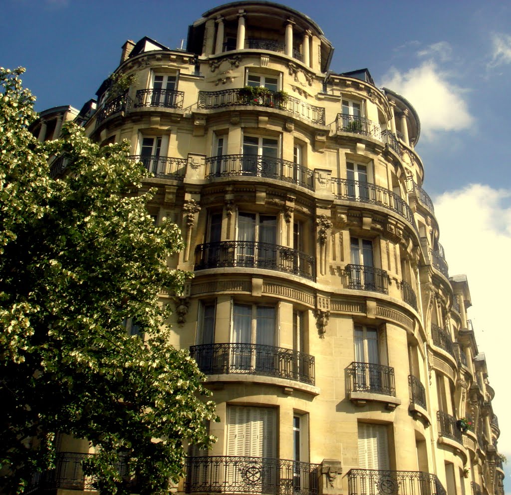 Building on Avenue de Suffren by 韩笃一 Duyi Han