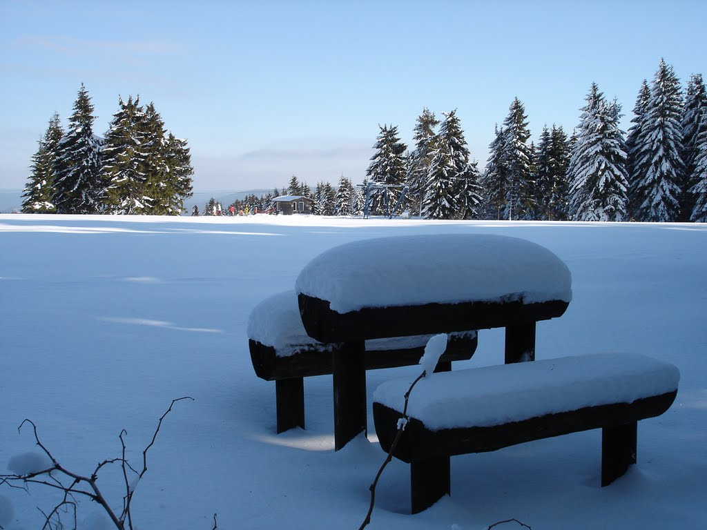 Winterlicher Rastplatz bei Masserberg by Contessa