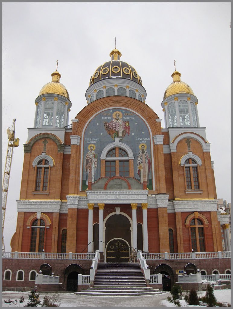 Свято-Покровский Храмовый комплекс.Главный храм.Строительство.Февраль 2011г by BSveta