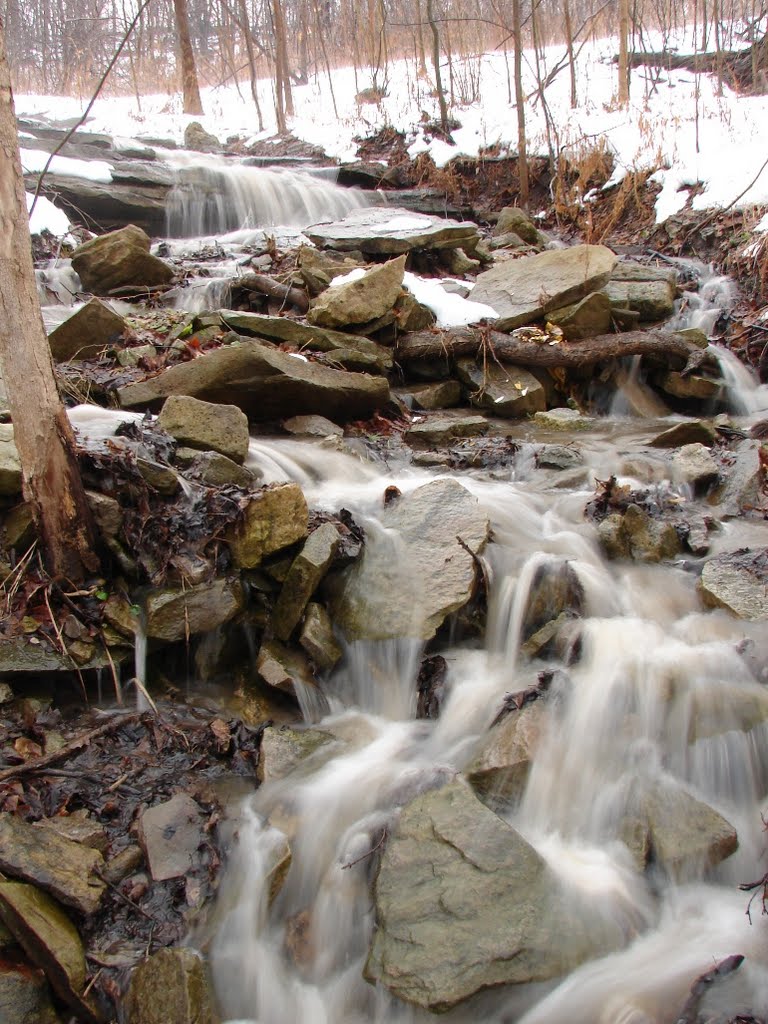 Patterson West Cascade in Dundas section of Hamilton Canada by Joseph Hollick