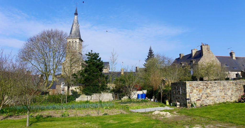 Matignon - Vue panoramique sur l'église by epaulard59